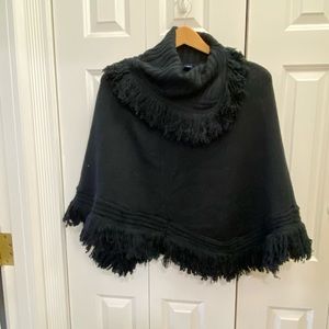 Black women’s Poncho sweater